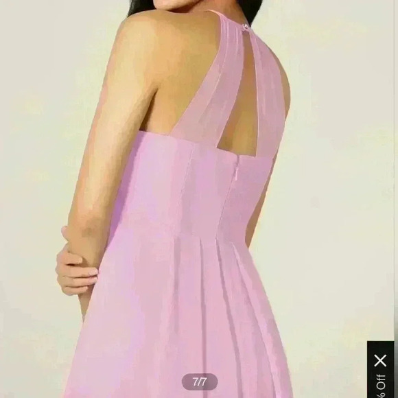 Azazie size A4, light purple long dress - Picture 3 of 12